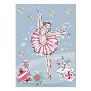 POSTAL NAVIDAD BAILARINA