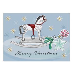 POSTAL NAVIDAD CABALLITO