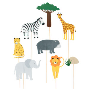 TOPPER TARTA SAFARI - 8UD