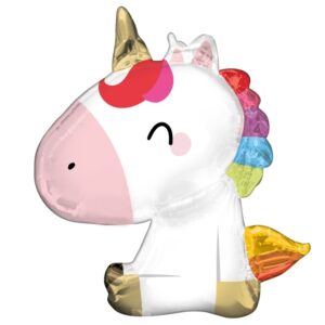 GLOBO UNICORNIO SENTADO CON HELIO