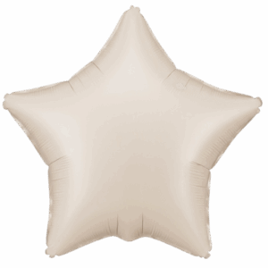 GLOBO ESTRELLA PEQUEÑA MATE CREMA
