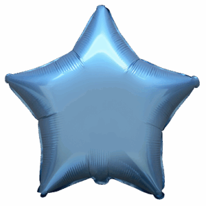GLOBO ESTRELLA PEQUEÑA AZUL STEEL CON HELIO