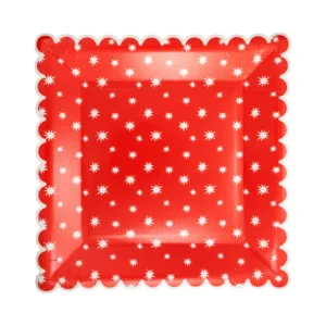 PLATO ESTRELLAS BLANCAS - 8UD