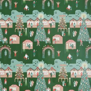 ROLLO PAPEL MERCADO NAVIDEÑO - 70x200cm