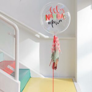 BURBUJA CON FLECO NAVIDAD