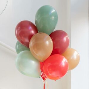 GLOBOS SELECCIÓN NAVIDAD BERRY CON HELIO