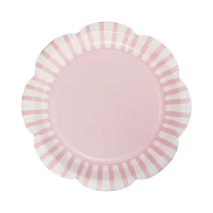 PLATO STRIPE ROSA - 8UD