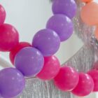 Guirnalda de globos link inspirada en fiestas K- pop