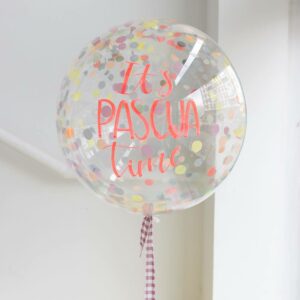 BURBUJA CONFETTI & RETAL PASCUA