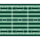 Mantel de plástico con diseño de campo de fútbol, mide 120x180cm