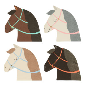 SERVILLETAS CABALLO MIX - 16UD