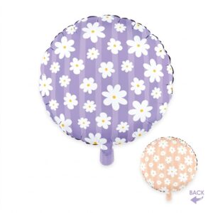 GLOBO REDONDO MARGARITAS CON HELIO