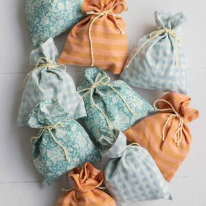 BOLSITAS TELA SORPRESA OLIVO - Min. 6ud