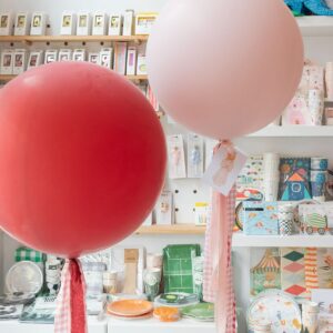 GLOBO XL TELA COMUNIÓN ROSÉ