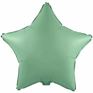 GLOBO ESTRELLA PEQUEÑA MATE VERDE