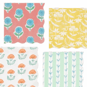 SERVILLETAS FLORA - 16UD