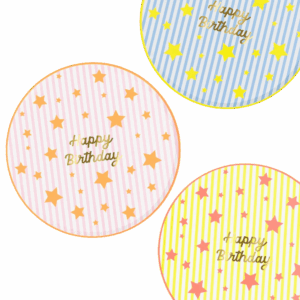 PLATOS HAPPY BIRTHDAY FLÚOR - 8ud