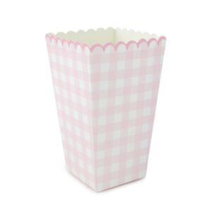 CAJA PALOMITAS VICHY ROSA - 8UD