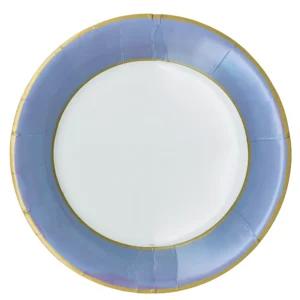 PLATOS GRANDES MOIRE AZUL - 8ud