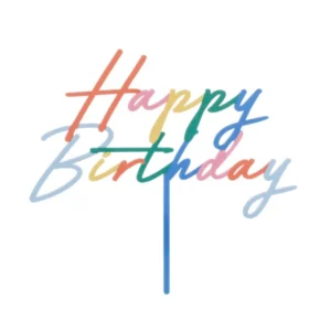 TOPPER HAPPY BIRTHDAY MULTI