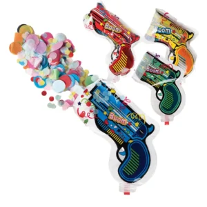 Pack de 4 pistolas lanza confetti para rellena piñatas
