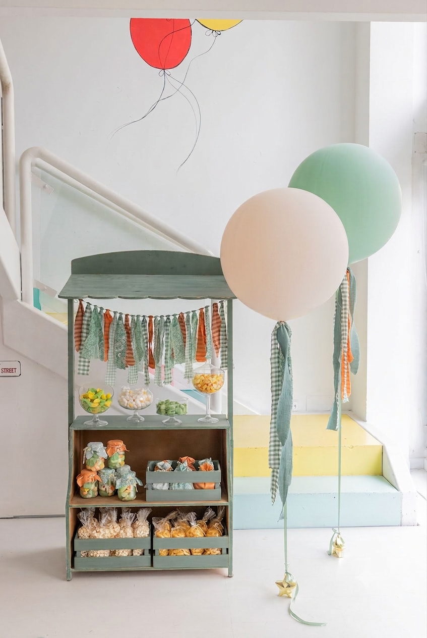 Candy bar Madrid Puestecito Piparela, candy bar para eventos en Madrid.