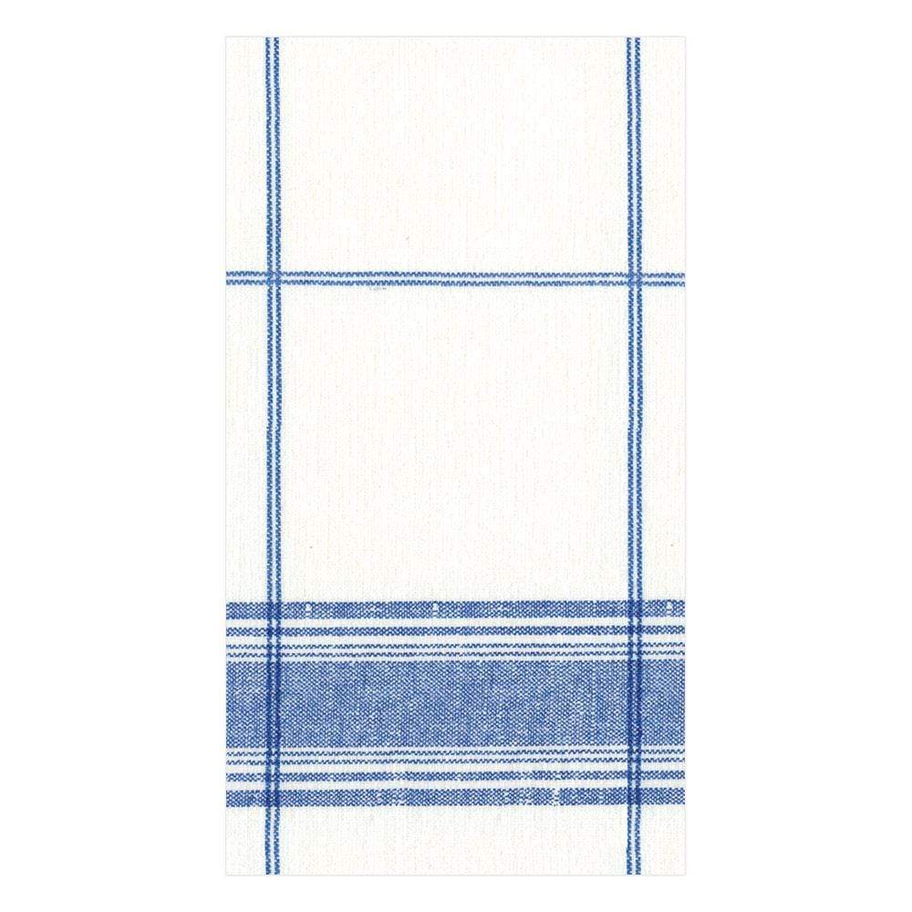 Servilletas Buffet belgian blue Pack de 12 servilletas efecto Lino Belgian blue de 33x40cm
