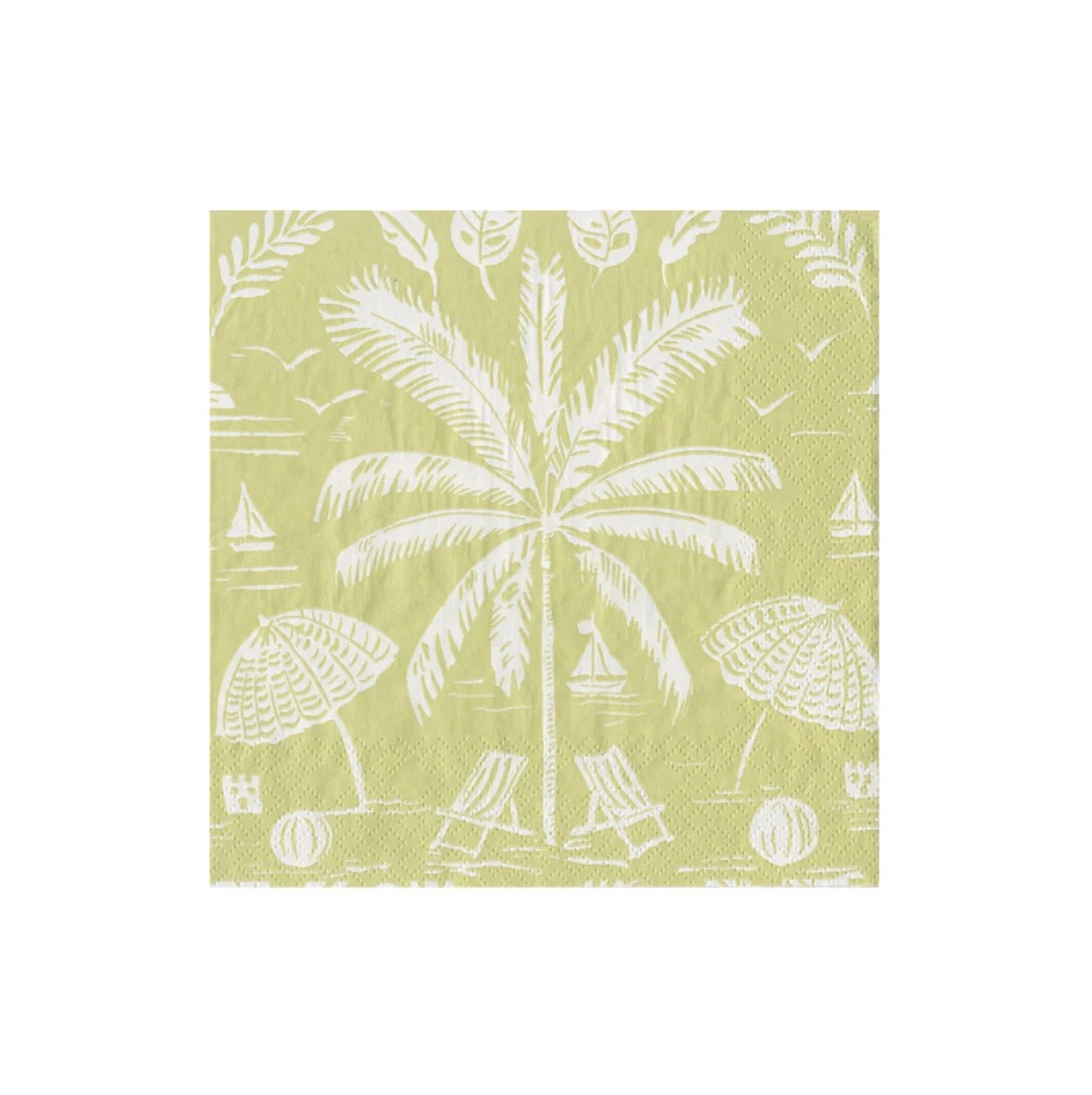 Screenshot Pack de 20 servilletas cocktail palms Key lime de 3 capas de 25x25cm.