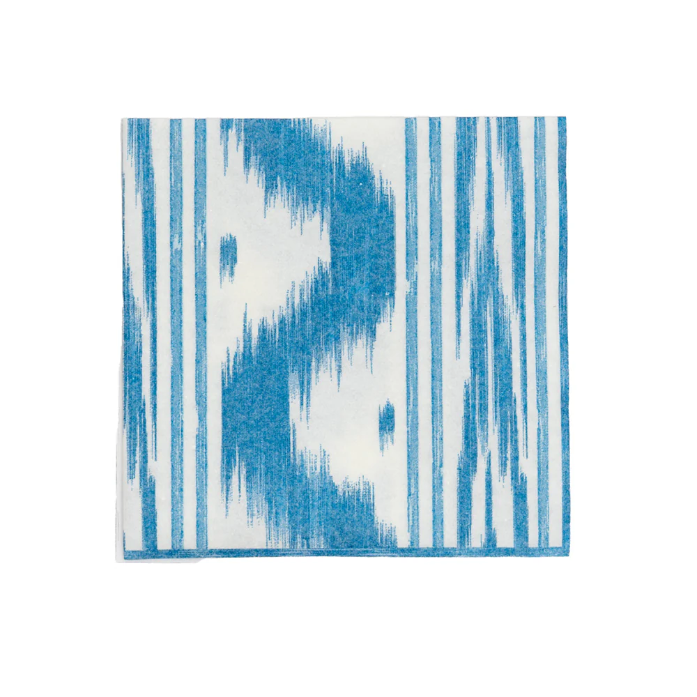 Servilletas cocktail toile de Nantes blue Pack de 20 servilletas cocktail toile de Nantes blue, miden 12,4x12,5cm plegadas