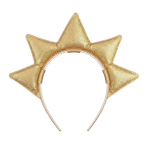 Diadema corona de estrella dorada brillante para fiestas, cumpleaños y sesiones de fotos