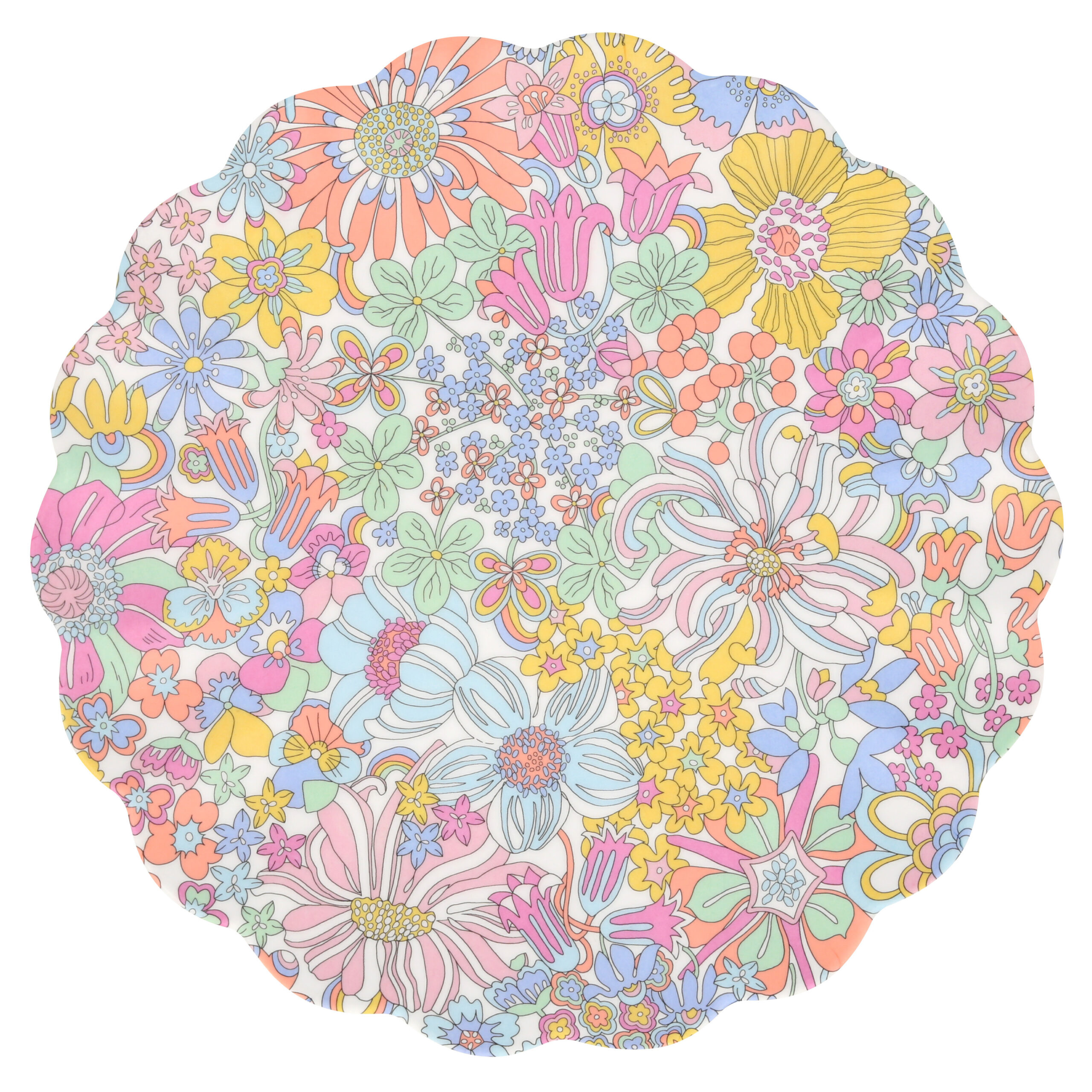 Plato grande melamina Liberty Rainbow Plato grande melamina Liberty Rainbow Garden con estampado floral