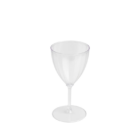 Copa de vino reutilizable transparente con capacidad de 160 ml